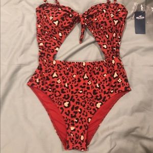 Cheetah Print Hollister One Piece